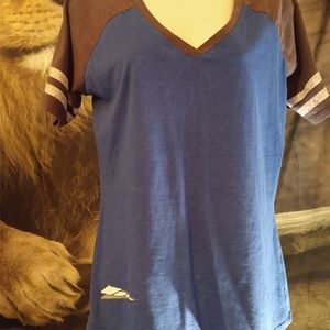 Women's YAMAHA large short sleeve tee shirt